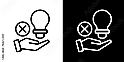 Learning Failure  Icon Set Multiple Style Collection