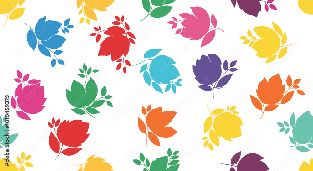Fototapeta premium Abstract geometric composition with vibrant color gradients and clean lines suitable for modern design projects