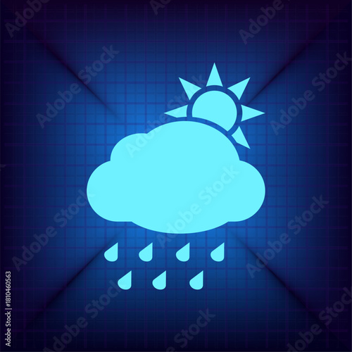 Vector illustration on a blue background