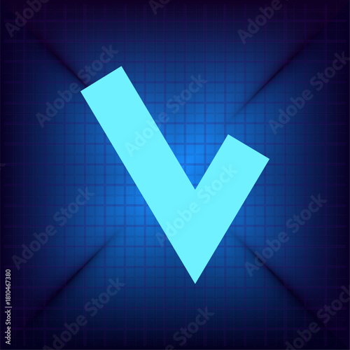 Vector illustration on a blue background