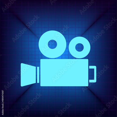 Vector illustration on a blue background