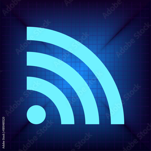 Vector illustration on a blue background