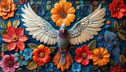 mexican designs talavera poblana colorful backgrounds with graphics of mexico flowers