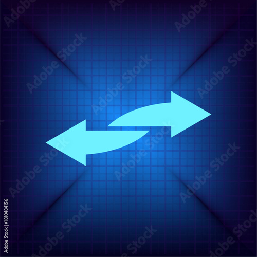 Vector illustration on a blue background