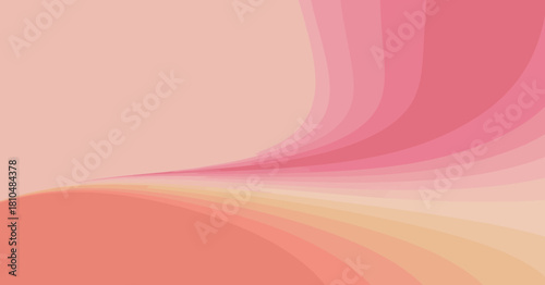 A minimalistic soft pink gradient background featuring flowing shapes that create a calming and gentle ambiance, perfect for a soothing atmosphere in digital designs.