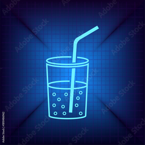 Vector illustration on a blue background