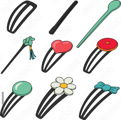 set of kitchen utensils