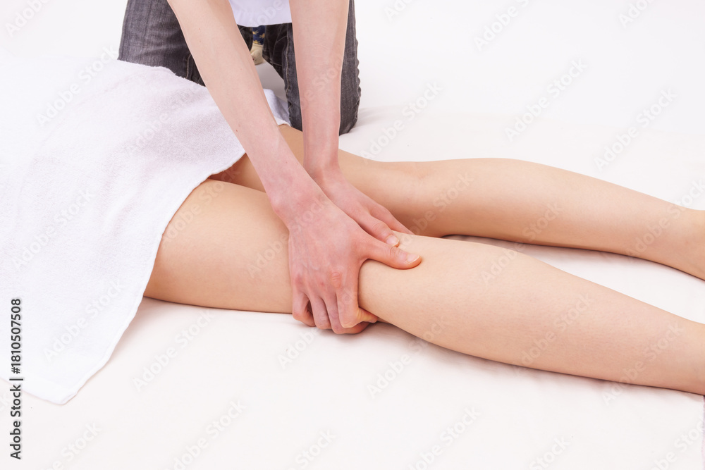 Obraz premium ふくらはぎのマッサージ