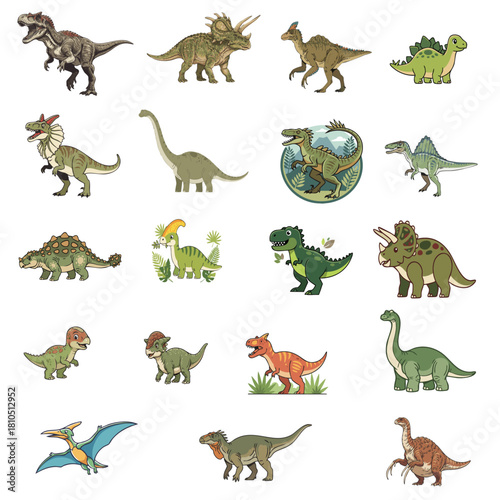 클립아트 공룡모음