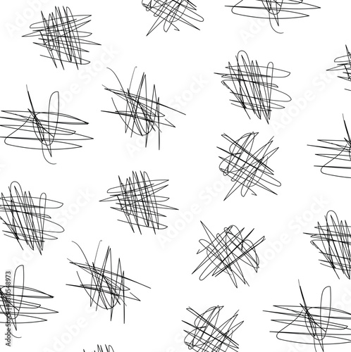 A background in the form of striped hatched spots or shapes.