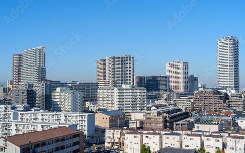 武蔵浦和駅のタワーマンション景観 2052年11月21日撮影