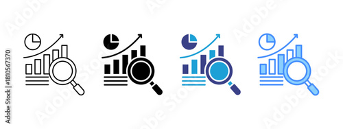 Analysing icon set multiple style collection