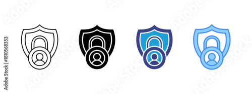 Private icon set multiple style collection