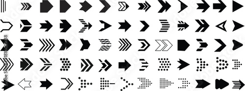 Vector Arrows Diverse Set of Directional Graphic Elements for Design Projects and User Interface Development