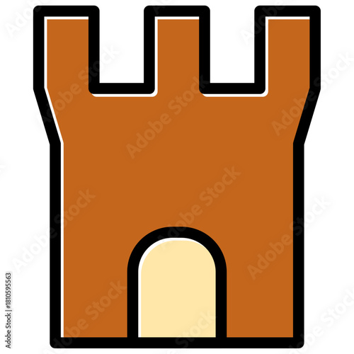 castle tower icon