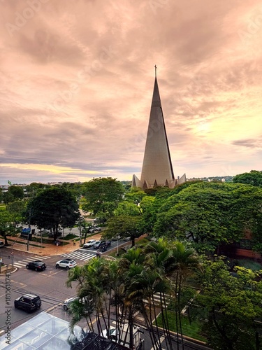 Modern Architecture of the Maringá Cathedral