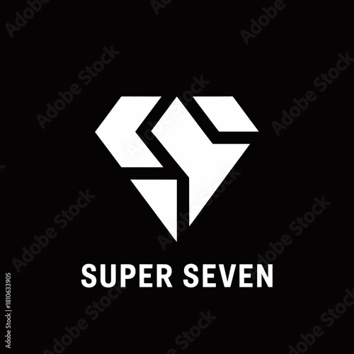 A bold and unique logo design featuring a diamond shape, symbolizing excellence and strength, ideal for a modern brand focused on luxury or high-quality products.