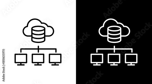 Cloud White Icon Set Design