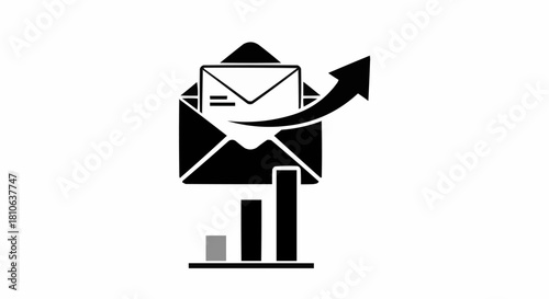Email Marketing Success with Growing Open Rates and Analytics.