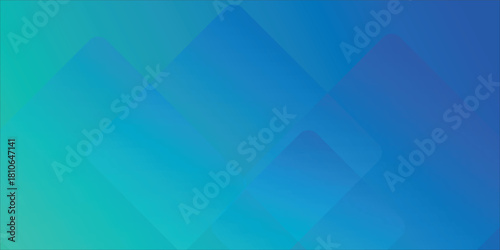 Abstract Blue Teal Gradient With Geometric Diamond Shapes For Modern Background And Design EPS10