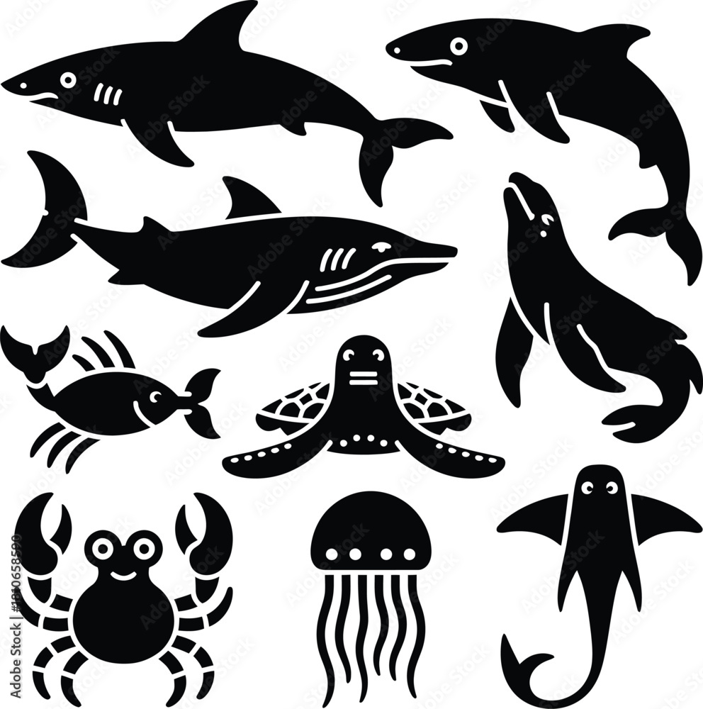 Fototapeta premium Animal Vector Bundle