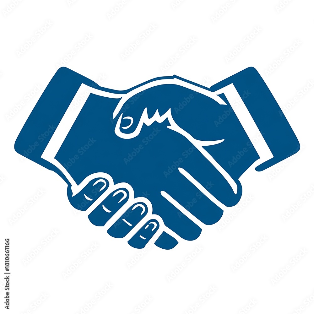 Obraz premium Professional Handshake for Partnership and Trust