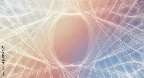 Abstract neural network visualization showcasing interconnected