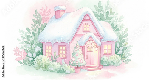 house in winter
