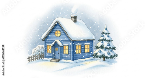 christmas tree in a house