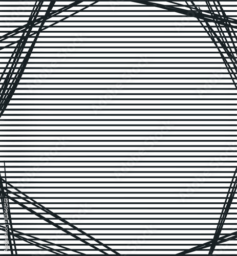 Striped texture with horizontal lines and intersecting hatched areas.