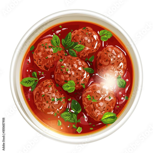 meatballs with tomato sauce