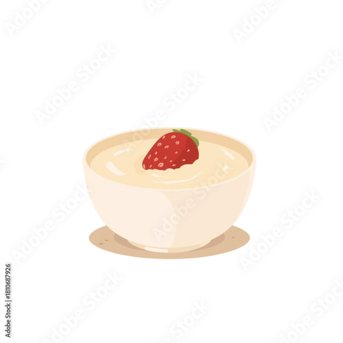 cake with strawberries