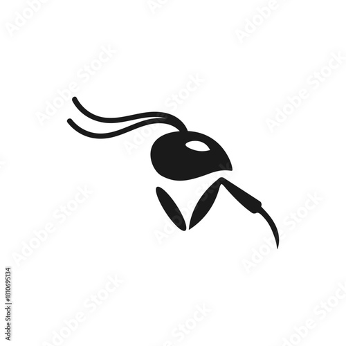ant logo vector illustration. ant logo desing, symbol icon