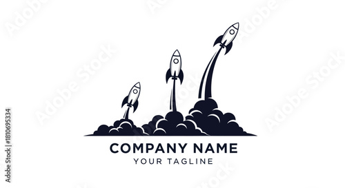 Rocket Launching into Space - A Symbol of Growth and Innovation.