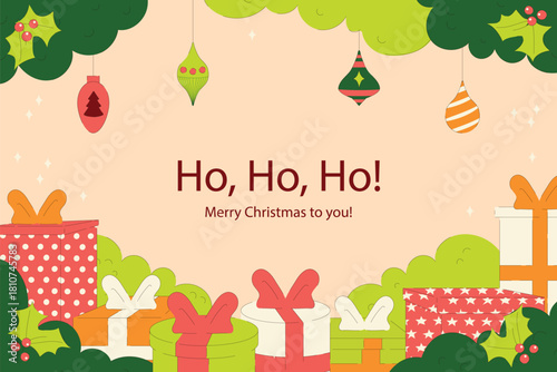 Christmas card, poster, flayer for you 