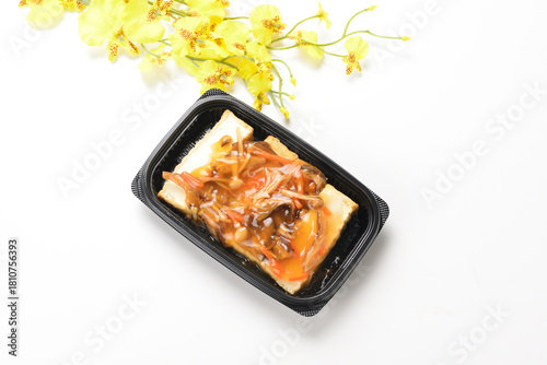 厚揚げキノコ餡かけ
