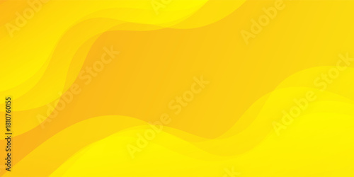 Bright Yellow Abstract Background With Warm Wave Patterns For Creative Design Projects.vector illustration eps10
