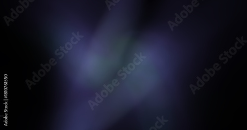 Soft abstract dark background with purple and blue light streaks and subtle green highlights, glowing blur effect for atmospheric or futuristic design backdrop