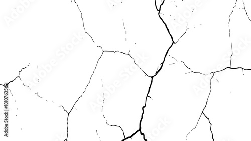 Cracked Texture: Cracked white wall texture. Surface cracks and fissures in ground. crack concrete white wall. Cracked soil texture transparent. Surface cracks and fissures in ground. Grange backgroun