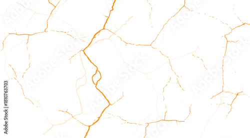 Cracked Texture: Cracked white wall texture. Surface cracks and fissures in ground. crack concrete white wall. Cracked soil texture transparent. Surface cracks and fissures in ground. Grange backgroun