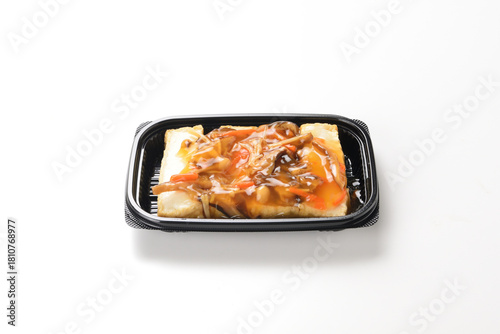 厚揚げキノコ餡かけ
