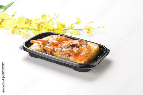 厚揚げキノコ餡かけ
