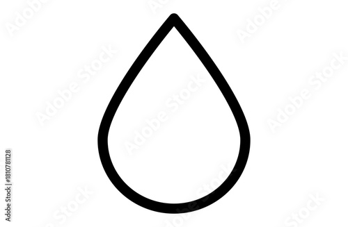 水滴のシンプルなベクターアイコン