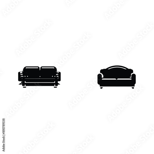 Black Fire Flame Illustration of Burning Blaze on White Background