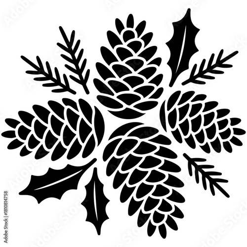 Black and white icon of a surveying total station or theodolite equipment