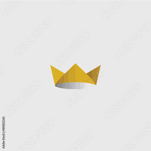 An elegant golden crown design on a soft background, signifying royalty, achievement, and prestige with a clean, modern aesthetic suitable for various applications.