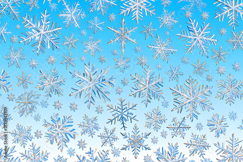 seamless snowflake pattern