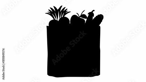 vector hand drawing of a plant