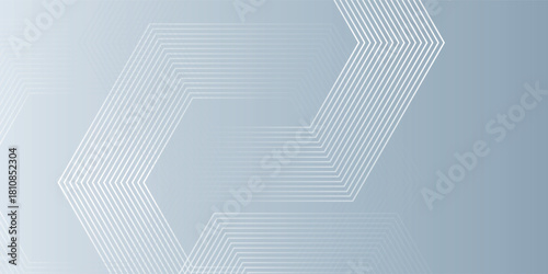 White abstract background with dynamic wavy hexagon texture modern hexagon VECTOR ILLUSTRATION EPS10