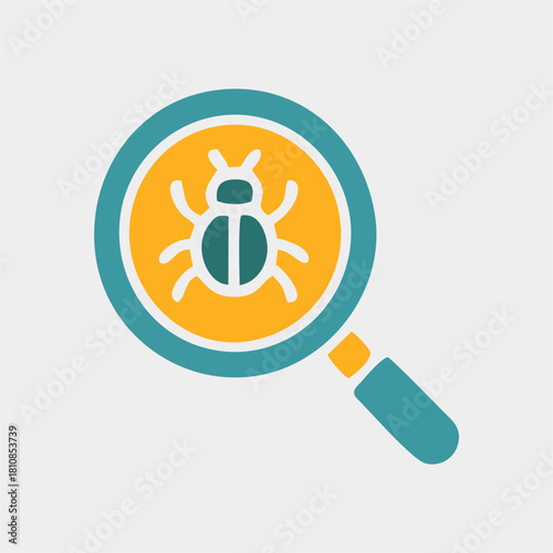 Cyber Security Icons Flat Illustration Set